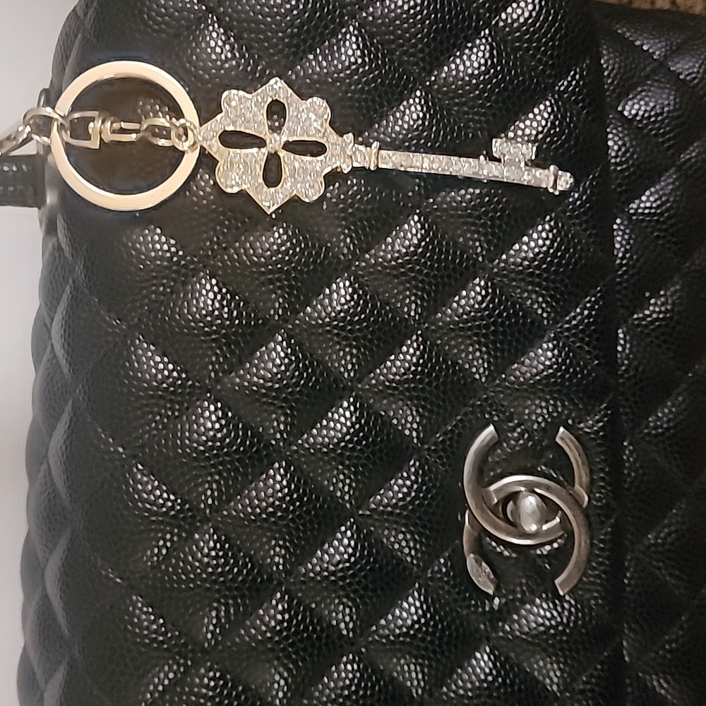 Sparkling Fancy Key Handbag Backpack Luggage Charm, Zipper Pull,Keychain